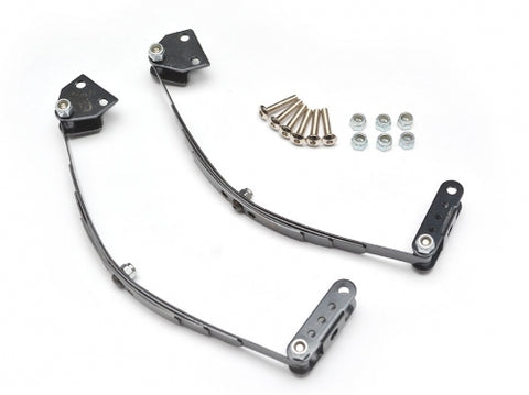 Steel Leaf Spring W/ Mount Set for TF2 LC70 Defender D90 D110 1 Pair Black