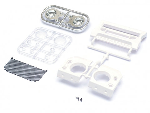 Front Kahn Light and Grille Assembly Set for TRC D90/D110 Defender