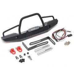 Traxxas TRX-4 Steel Tough Front And Rear Bumper Set W/ Shackles and Led Light 1 Set