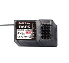 Radiolink 2.4G 4CH Integrated Gyro RC4GS V3 Transmitter With 2 x R6FG Receivers