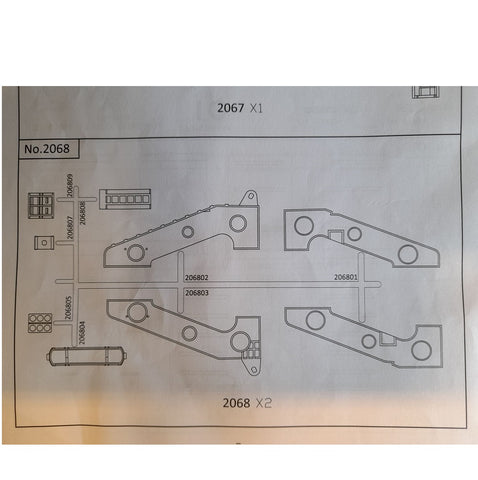 Cross-RC T247 Trailer Ramp Mouldings