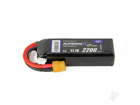 Radient LiPo 3S 2200mAh 11.1V 30C XT60 Connector