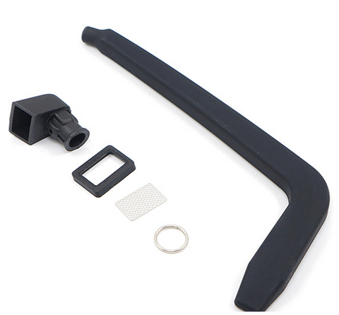 Yeah Racing Rubber Safari Snorkel for Jeep Wrangler Bodies