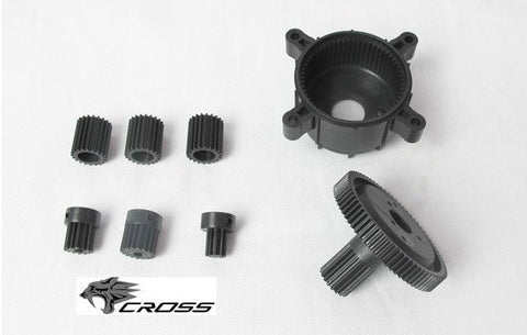 Planetary Gear Set All Cross RC Single Speed Transmissions