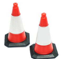 1/10 Scale Traffic Cone Accessory 4pcs