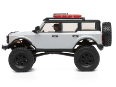 1/24 SCX24 2021 Ford Bronco 4WD Truck Brushed RTR, Grey C-AXI00006T2