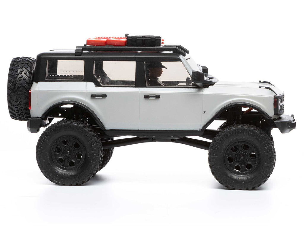 1/24 SCX24 2021 Ford Bronco 4WD Truck Brushed RTR, Grey C