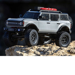 1/24 SCX24 2021 Ford Bronco 4WD Truck Brushed RTR, Grey C-AXI00006T2