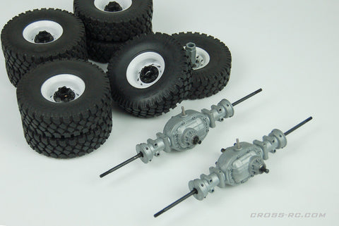 KC Or UC Series Twin Wheel Conversion Kit With Alloy Axles
