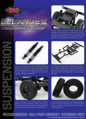 RC4WD Gelande II Truck Kit w/Cruiser Body Set