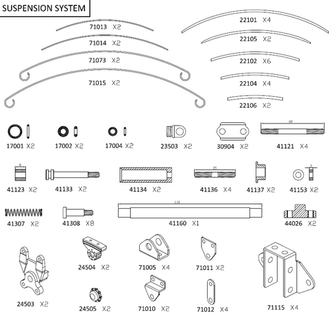 HC6 Suspension pack