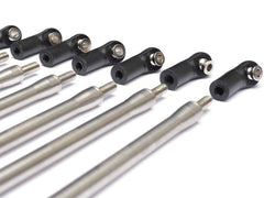 BADASS Rod Ends M4 Nylon (Straight) 18.5MM w/ Stainless Steel Pivot Ball (5.8x3x7.4mm) (10) [RECON G6 The Fix Certified]