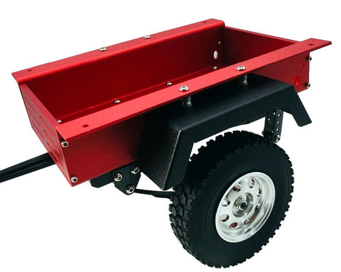 1/10 CNC Machined Small Trailer Kit Single Axle (Red)