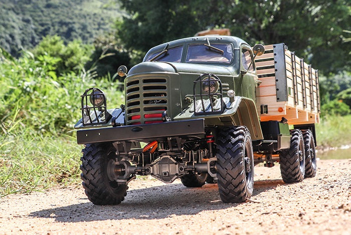 Kingkong RC 1/12 ZL130 Soviet Truck Bed Kit – Wooden & Hard Plastic Body Shell For RC Trucks
