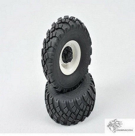 Steel Wheel/Tyre Set 1.9 KC And XC Series Trucks