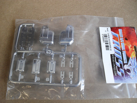 PG4 Chrome Mirror Door Handle Set
