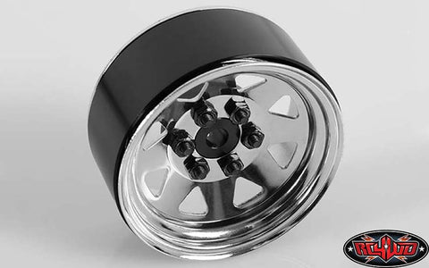 RC4WD 6 Lug Wagon 1.9" Steel Stamped Beadlock Wheel (Chrome)