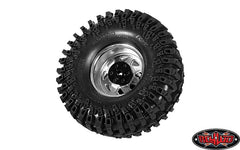 RC4WD 6 Lug Wagon 1.9" Steel Stamped Beadlock Wheels (Chrome)