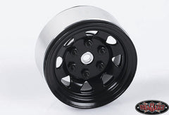 RC4WD Stamped Steel 1.55" Stock Black Beadlock Wheels x4