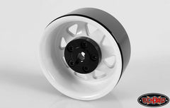 RC4WD Lug Wagon 1.9" Steel Stamped Beadlock Wheels (White) x4