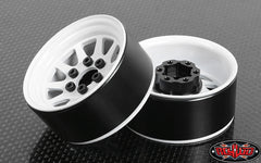 RC4WD OEM Stamped Steel 1.9" Beadlock Wheels (White)