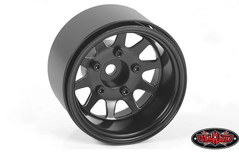 RC4WD Deep Dish Wagon 1.55" Stamped Steel Beadlock Wheels (Black)