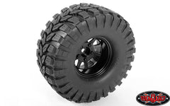 RC4WD Deep Dish Wagon 1.55" Stamped Steel Beadlock Wheels (Black)