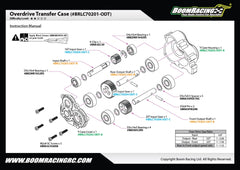 Boom Racing Overdrive Transfer Case Kit for BRX Chassis for BRX01