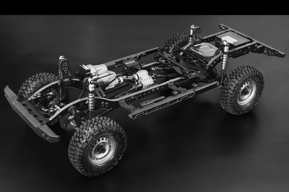 BRX02 4WD Scale Performance Chassis Kit 4-Link Version For Team Raffee ...