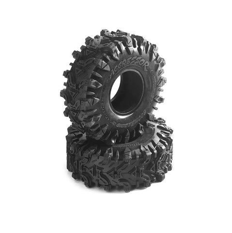 Xtreme Boom Racing AGGRESSOR™ 1.9" Rock Crawling Tire 4.75" x 1.75" GEKKO™