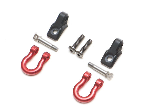 Boom Racing KUDU™ Front D-Ring Shackles & Retainer for BRX02 Leaf Spring Version for BRX02