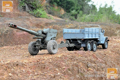 1/12 Scale 152mm Howitzer towed gun (D-20) model kit