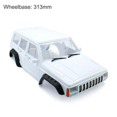 Jeep Cherokee 313mm Wheelbase 1/10 Scale Hard Plastic Body Shell