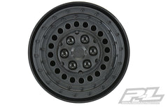 PROLINE CARBINE 1.9" BLACK PL. Internal Beadlock Dually Wheels