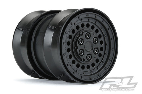 PROLINE CARBINE 1.9" BLACK PL. Internal Beadlock Dually Wheels