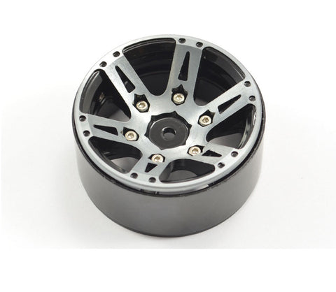 FASTRAX 1.9" Heavy Weight Split 6-Spoke Alloy Beadlock Wheels (4)