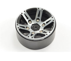 FASTRAX 1.9" Heavy Weight Split 6-Spoke Alloy Beadlock Wheels (4)