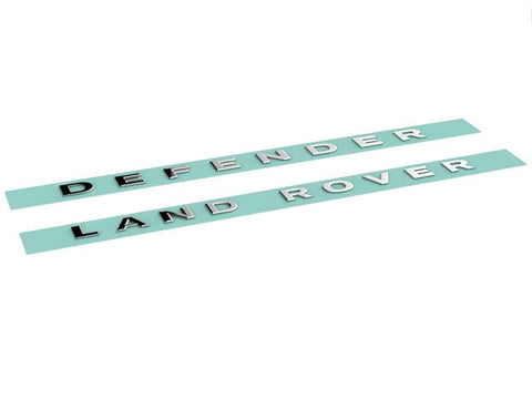 Land Rover And Defender Emblem Decal Sticker for Defender Body