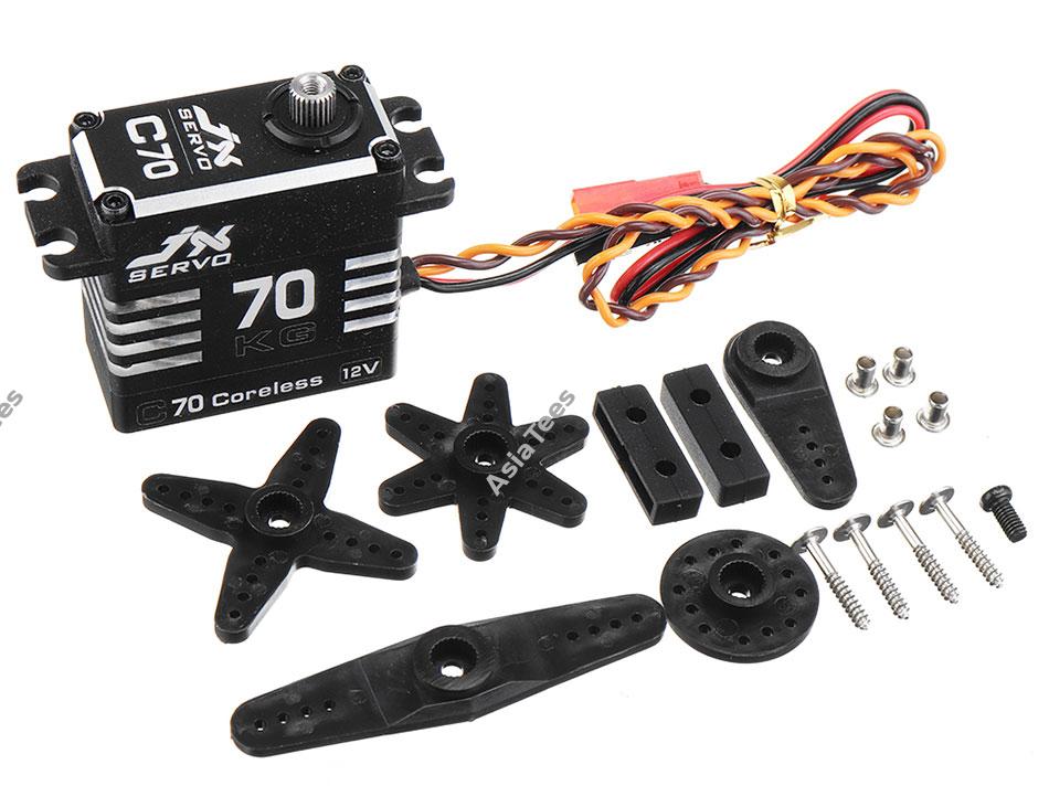 GoolRC 80kg Heavy-Duty Digital Servo – 270° Waterproof Metal Gear Servo For RC Cars, Baja, & Robots