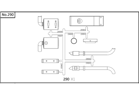 HC6 Exhaust And Air Filter Parts