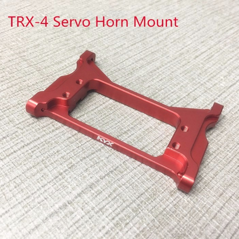 Traxxas TRX-4 Alloy Servo Mount/Frame Brace (Red)