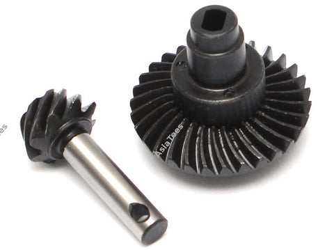 Heavy Duty Keyed Bevel Helical Gear 30/8T + Differential Locker Spool Set For AR44 Axle [RECON G6 The Fix Certified] for Axial SCX10 II