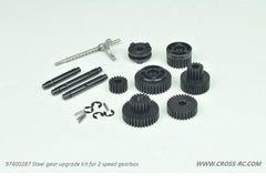 Complete Gear And Shaft Set For 2 Speed Gear Box (Steel)