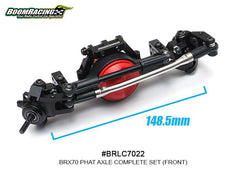 Complete Narrow Front Assembled BRX70 PHAT Axle Set w/ AR44 HD Gears