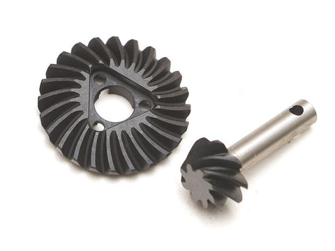 Heavy Duty Keyed Bevel Helical Overdrive Gear 24/8T + Differential Locker Set for BRX70/BRX90/AR44/AR45 Axles