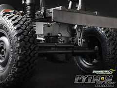 PYTHON™ BLACK BR-45WP HV Waterproof 45kg/0.11s @8.4v Axle Mounted Servo w/ Low Profile Horn