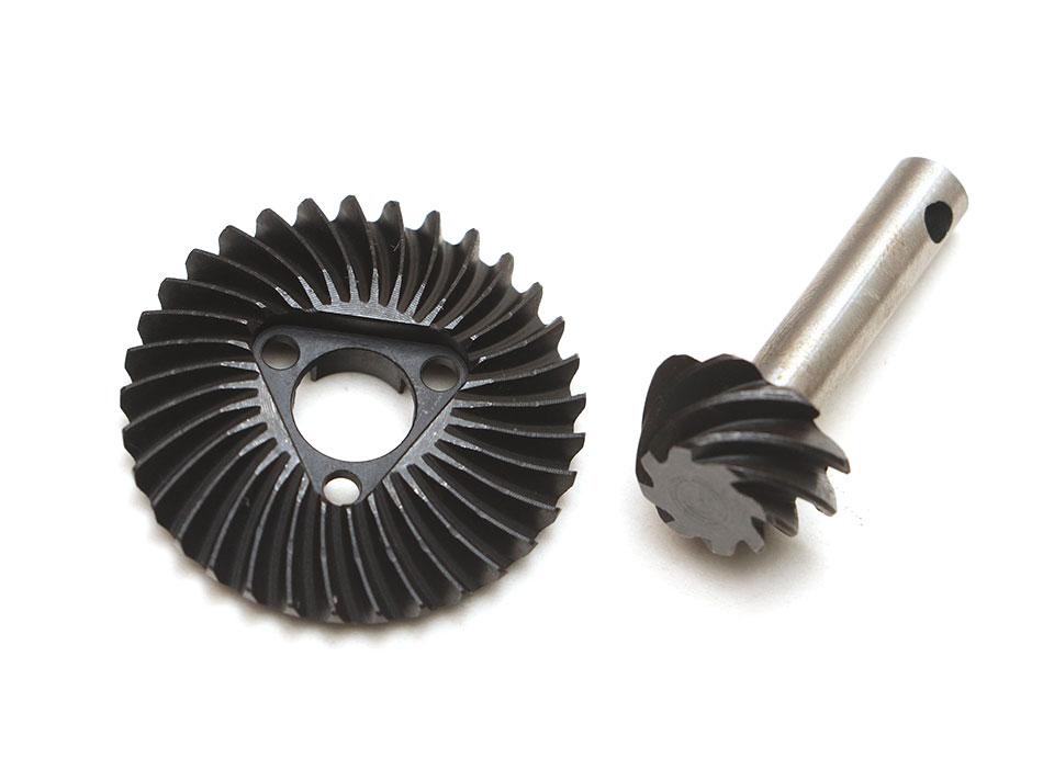 Heavy Duty Keyed Bevel Helical Underdrive Gear 33/8T + Differential Locker Set for BRX70/BRX90/AR44/AR45 Axles