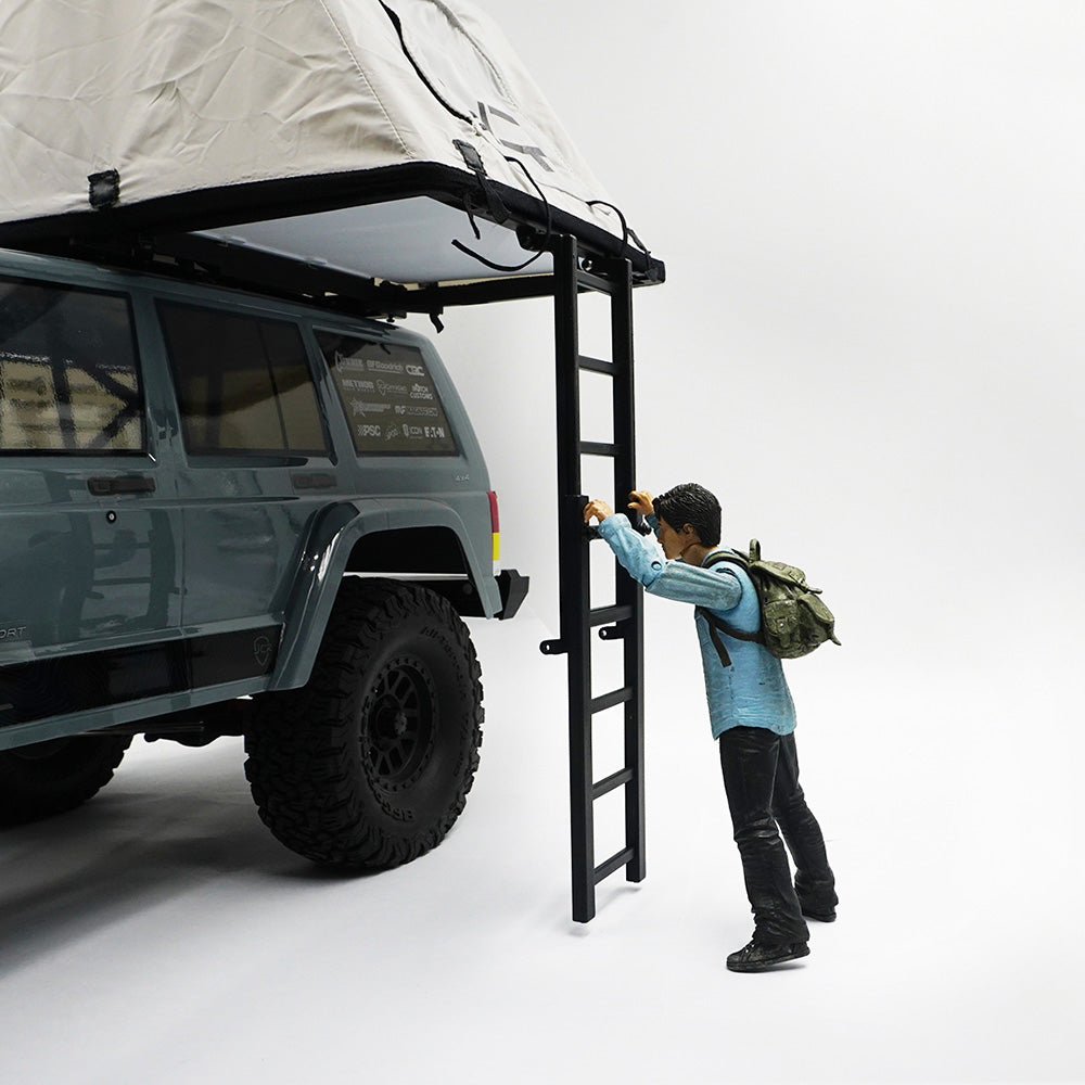 thumbnail image 2 of 1/10 Scale Crawler Rooftop Tent – Greens Models 2 of 11