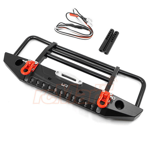 TRX-4 Aluminum Alloy Front Bumper w/LED Lights