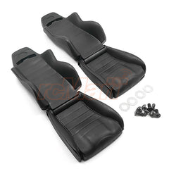 Hard Plastic Seats 2pcs For 1/10 Crawler (Black).